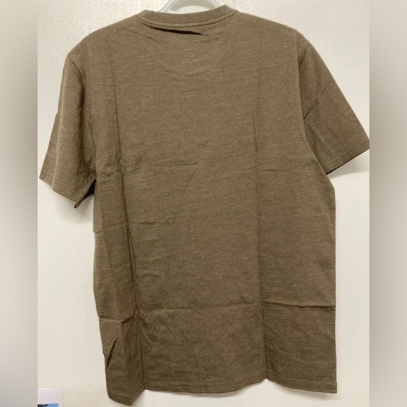 Flag & Anthem Mens T-Shirt Medium Light Brown Graphic Tee Adult Short Sleeve NWT - Picture 2 of 10